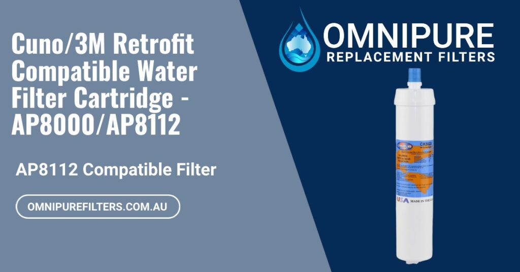 Cuno/3M Retrofit Compatible Water Filter Cartridge - AP8000/AP8112